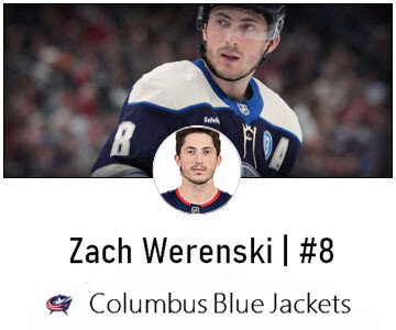 Hokejové Dresy Zach Werenski